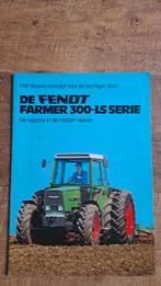 Folder FENDT FARMER 300 LS SERIE tractoren trekkers, Ophalen of Verzenden, Zo goed als nieuw, Folder
