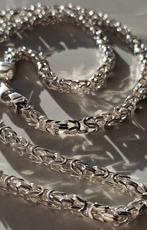 Mooie koningsketting zilver 925 massief 4.3mm Italiaans, Nieuw, Ophalen of Verzenden, Nvt, Nvt