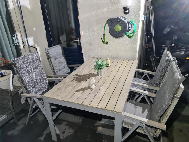 Tuinset compleet tuinmeubels terras loungeset, Tuin en Terras, Tuinsets en Loungesets, Aluminium, Ophalen of Verzenden