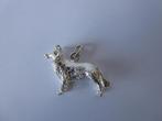 Border Collie == Zilver = Hanger = NIEUW== INCL.VERZENDEN, Nieuw, Ophalen of Verzenden, Zilver, Dier