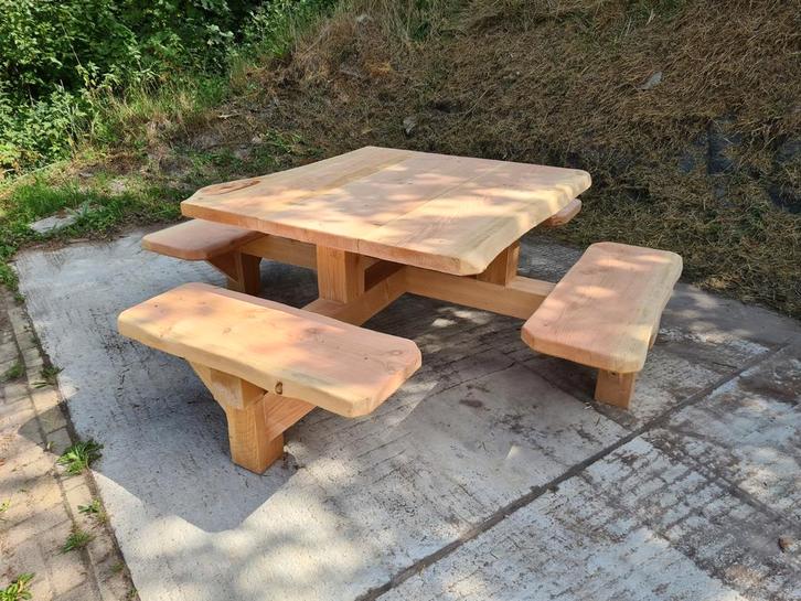 Picknickbank | picknicktafel | clubbank, Tuin en Terras, Picknicktafels, Nieuw, Rechthoekig, Hout, Ophalen