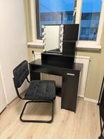 Kaptafel met verlichting & stoel., Huis en Inrichting, Tafels | Kaptafels, Ophalen, Nieuw, 50 tot 100 cm, Minder dan 100 cm