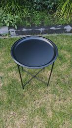 Bijzettafeltje nieuw, Minder dan 55 cm, Metaal of Aluminium, Rond, Nieuw
