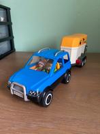 Playmobil jeep en paardetrailer, Ophalen of Verzenden, Zo goed als nieuw, Los playmobil