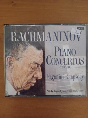 Rachmaninov Piano Concertos (complete) Paganini Rhapsody beschikbaar voor biedingen