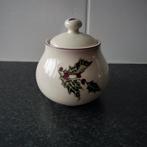 CLAYRE EN EEF  ( kerst) suikerpot  hulst, Huis en Inrichting, Keuken | Servies, Overige typen, Ophalen of Verzenden, Zo goed als nieuw