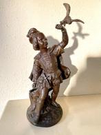 bronzen valkenjager, Ophalen of Verzenden, Brons