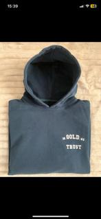 In Gold We Trust Hoodie - Navy Blue - Streetwear Essential, Blauw, Ophalen of Verzenden, Zo goed als nieuw, In Gold We Trust