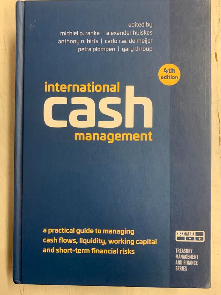 DEC INTERNATIONAL CASH MANAGEMENT, Boeken, Economie, Management en Marketing, Zo goed als nieuw, Management, Ophalen of Verzenden