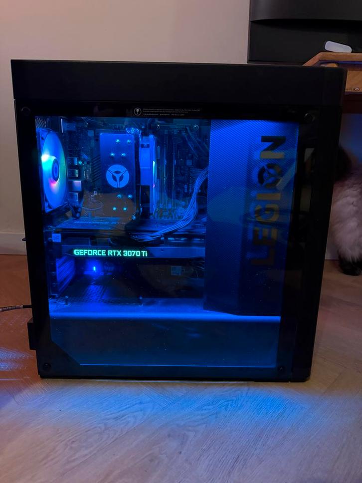 Lenovo Legion T7 met RTX 3070 Ti complete game PC, Computers en Software, Desktop Pc's, Gebruikt, 3 tot 4 Ghz, SSD, 32 GB, Met videokaart