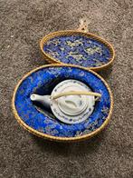 Chinees blauw wit porseleinen theepot, Ophalen of Verzenden, Gebruikt