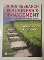Doing Research in Business and Management - 9780273726418, Ophalen of Verzenden, Nieuw, Management