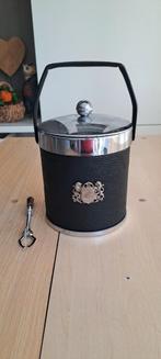 Vintage Retro IJsemmer met Tang - Zwart/Chrome/Rood, Ophalen of Verzenden, Gebruikt