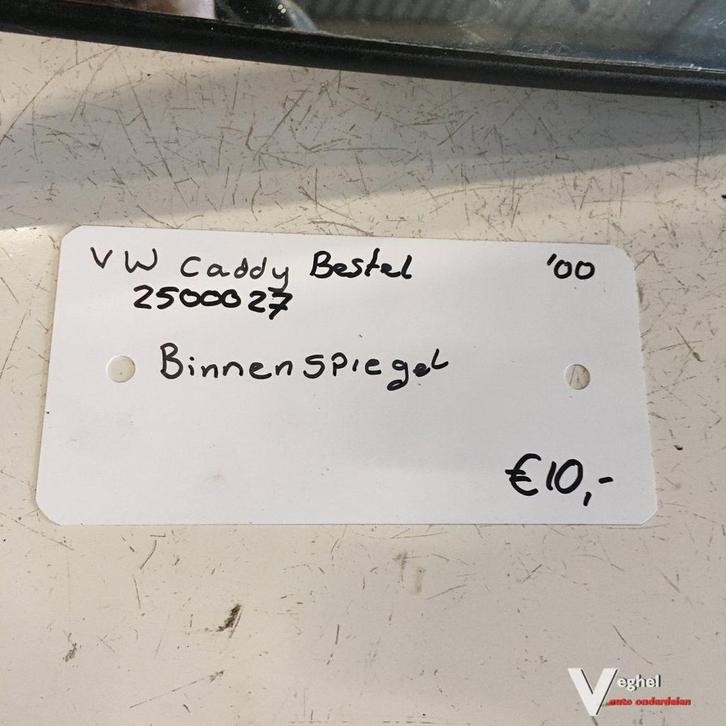 Vw Caddy Bestel 2000 Wagennr 2500027  Binnenspiegel, Auto-onderdelen, Spiegels, Gebruikt, Ophalen of Verzenden