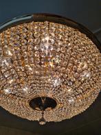 Grote swarovski kristallen plafonnière 80.00 cm breed, Ophalen of Verzenden, Zo goed als nieuw