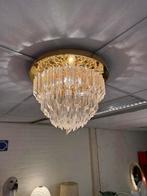 Vintage Murano glazen plaffonière, Novaresi, Italië ‘80, Huis en Inrichting, Lampen | Plafondlampen, Ophalen of Verzenden, Zo goed als nieuw