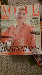British Vogue Augustus 2011 - Kate Moss, Boeken, Tijdschriften en Kranten, Ophalen of Verzenden, Zo goed als nieuw, Damesbladen