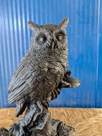 Bronzen Uil beeld ., Ophalen of Verzenden