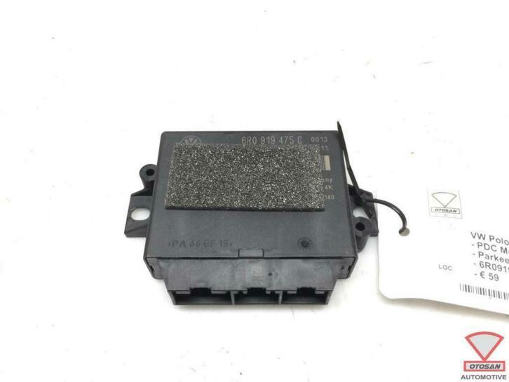 vw polo 6r vag pdc parkeersensor module 6r0919475c, Auto-onderdelen, Elektronica en Kabels, Volkswagen, Gebruikt, Ophalen of Verzenden