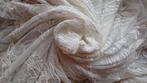 Geborduurde tule stof/ lap/ coupon,3mtx 1.30mt, stoffen, Verzenden, Nieuw, Overige kleuren