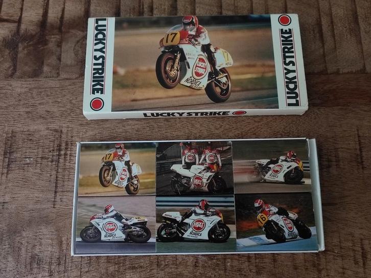 Luciferdoos van: Lucky Strike - Team Roberts Yamaha, Verzamelen, Rookartikelen, Aanstekers en Luciferdoosjes, Zo goed als nieuw
