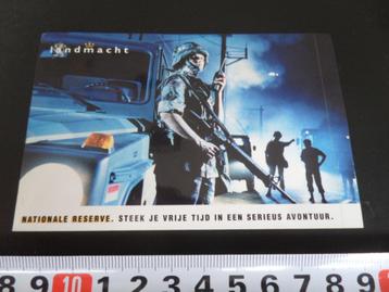 sticker Leger Landmacht AB118 Nationale Reserve *  beschikbaar voor biedingen