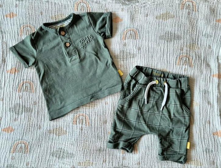 Baby zomers kledingsetjes, maat 56, 3 setjes, Kinderen en Baby's, Babykleding | Maat 56, Zo goed als nieuw, Jongetje, Setje, Ophalen of Verzenden