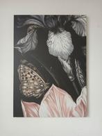 IKEA pjätteryd canvas 50x70 vlinder en bloemen, Ophalen