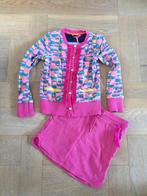 Leuk kleurig setje met retroprintje Kidz Art mt 122/128, Kidz Art, Meisje, Ophalen of Verzenden, Zo goed als nieuw