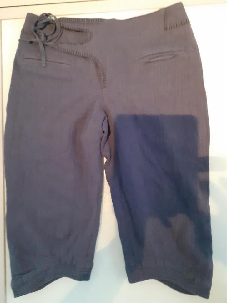 Noa Noa blauwe korte broek van wol maat M=38, Kleding | Dames, Broeken en Pantalons, Zo goed als nieuw, Maat 38/40 (M), Blauw