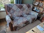 Brocante wilde dieren print bank plaid met armleuning Kerst., Verzamelen, Dierenverzamelingen, Ophalen of Verzenden, Zo goed als nieuw