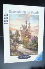 KLASSE PUZZEL MYSTIC LIGHTS NEUSCHWANSTEIN 1000 ST. NIEUW, Verzenden, 500 t/m 1500 stukjes, Zo goed als nieuw, Legpuzzel