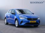 Opel Corsa 1.2 Turbo 100 Pk Elegance Automaat Apple Carplay, Auto's, Opel, 101 pk, Blauw, Leder en Stof, 19 km/l