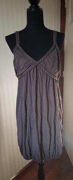 Taupe jurk tuniek van Miss Etam Ibiza stijl. 38 40 rekt mee, Maat 38/40 (M), Bruin, Verzenden, Miss Etam