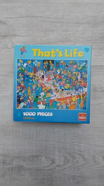 That's Life puzzel, 1000 stukjes beschikbaar voor biedingen