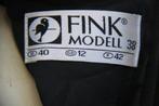 Jurk zwart/ kleur Fink mt 38 Vintage Vaste prijs AANBIEDING, Maat 38/40 (M), Zwart, Fink, Ophalen of Verzenden
