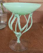 Glaskunst, glazen schaal, mintgroen, Huis en Inrichting, Ophalen, Overige kleuren, Minder dan 50 cm, Glas