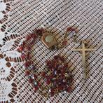 Rozenkrans uit Lourdes met relikwie water, Verzamelen, Religie, Ophalen of Verzenden, Zo goed als nieuw, Sieraad, Christendom | Katholiek