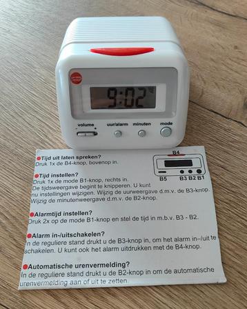 Nederlands sprekende wekker beschikbaar voor biedingen