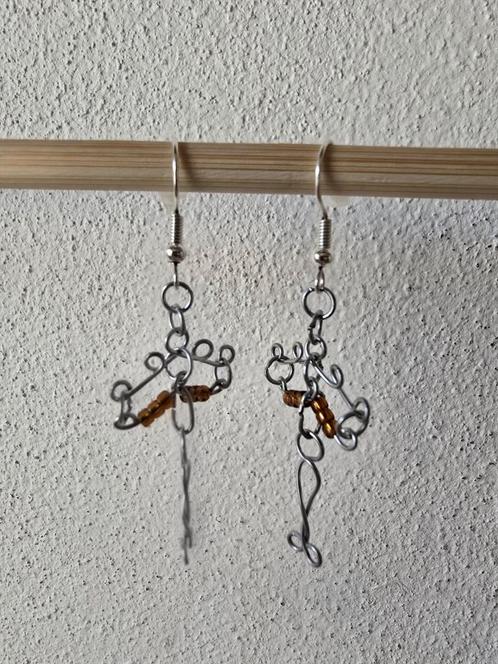 Handgemaakte oorbellen, Sieraden, Tassen en Uiterlijk, Oorbellen, Nieuw, Overige materialen, Ophalen of Verzenden