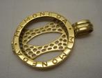 Zilveren goud vergulde mimoneda hanger nr.897, Verzenden, Zo goed als nieuw, Goud, Zilver