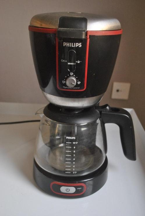 Koffiezetapparaat, Philips, Witgoed en Apparatuur, Koffiezetapparaten, Gebruikt, Gemalen koffie, Koffiemachine, 10 kopjes of meer
