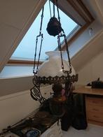 Antieke petroleum hanglamp, Ophalen of Verzenden