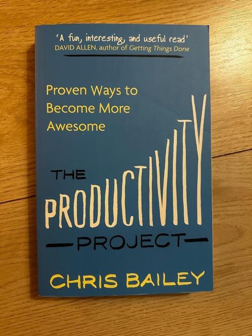 Chris Bailey - The productivity project, Boeken, Advies, Hulp en Training, Zo goed als nieuw, Ophalen of Verzenden