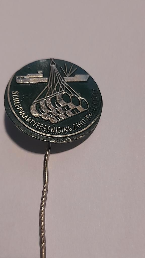 Scheepvaart Vereniging Zuid Rotterdam Speldje, Verzamelen, Speldjes, Pins en Buttons, Gebruikt, Speldje of Pin, Transport, Ophalen of Verzenden