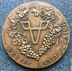 Herdenkingsmedaille in brons wijnhuis Georges Duboeuf 1988, Ophalen of Verzenden, Brons, Buitenland