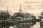 Puttershoek - Gezicht op Vliet en Kerk, Verzamelen, Ansichtkaarten | Nederland, Ophalen of Verzenden, Voor 1920, Gelopen, Zuid-Holland