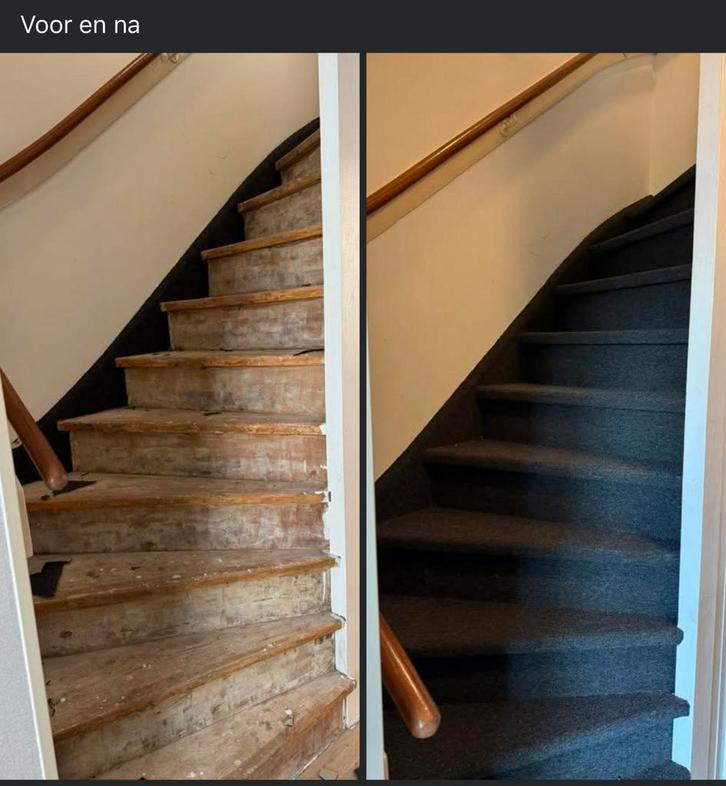 Trap bekleden, Huis en Inrichting, Stoffering | Vloerbedekking, Zo goed als nieuw, Tapijt, 75 m² of meer, Ophalen of Verzenden