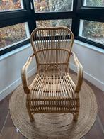 Rotan stoel, Huis en Inrichting, Ophalen, Bruin, Riet of Rotan, Zo goed als nieuw