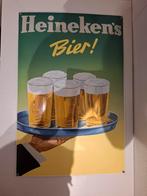 Heineken Emaille Reclamebord - Bier!, Verzamelen, Merken en Reclamevoorwerpen, Ophalen of Verzenden, Gebruikt, Reclamebord